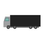 Truck Black SVG Icon